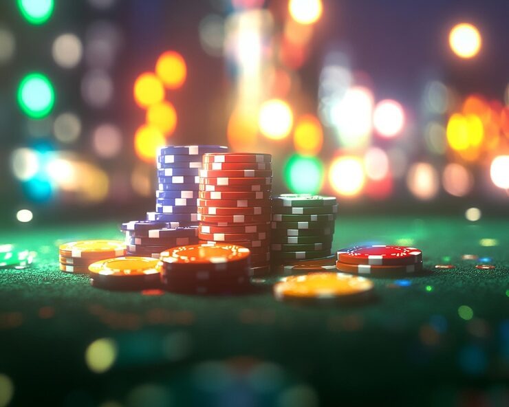 Live dealer table interface showing card dealing and bet placement